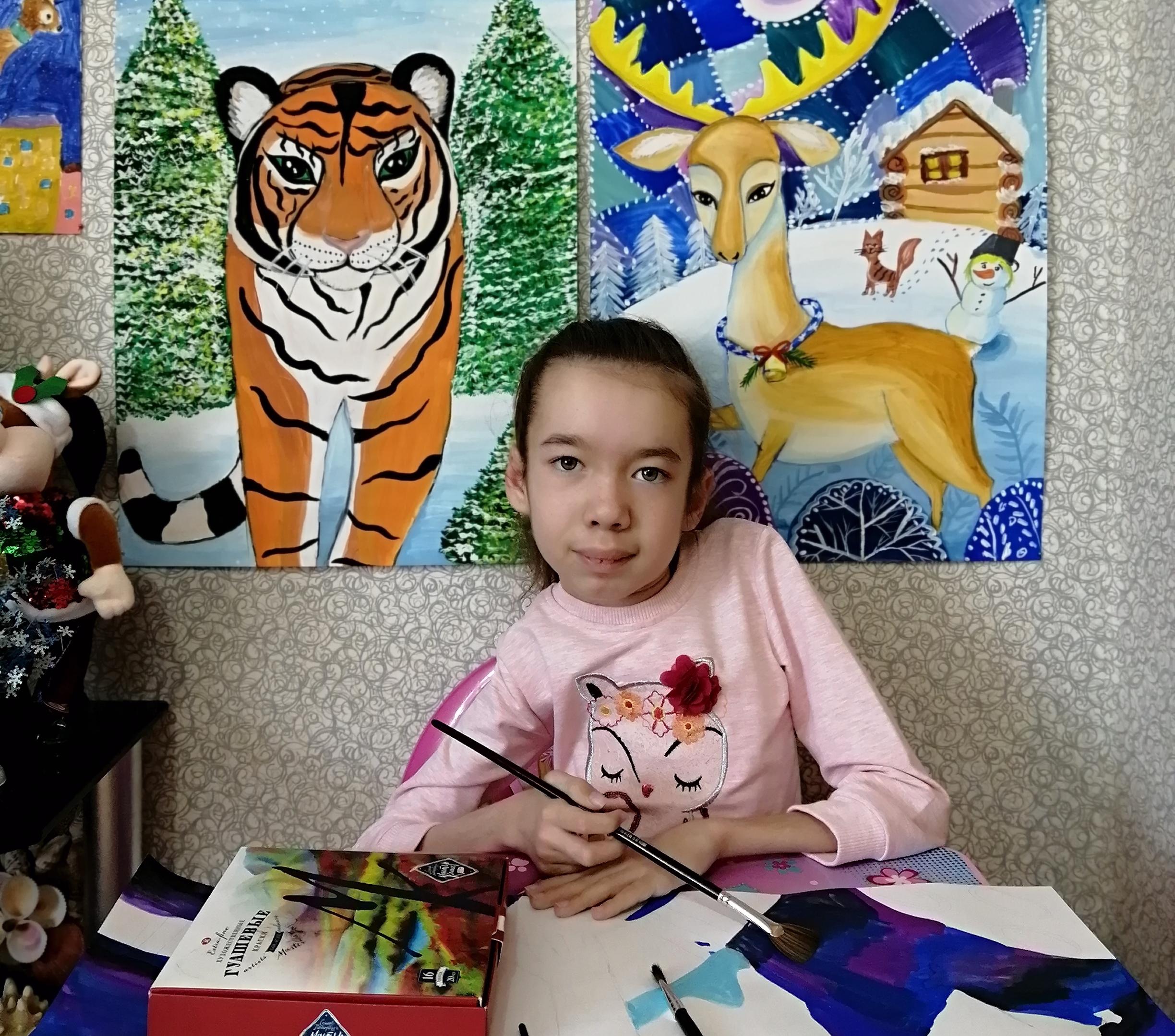 Сами не справятся. Юной художнице Даше Тимофеевой из Башкирии нужна помощь